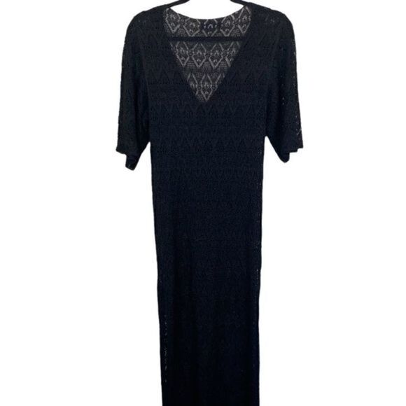 #156 ZARA black knit maxi dress - Picture 1 of 12